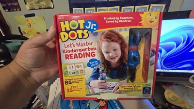 Hot Dots Jr. Let's Master Kindergarten Reading, With 2 Books