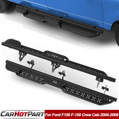 Running Board For Ford F150 Crew Cab 2004 2005 2006 2007 2008 Side Step Nerf Bar