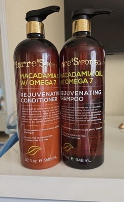 Pierre's Apothecary Macadamia Oil Omega 7 Shampoo & Conditioner 32 fl oz