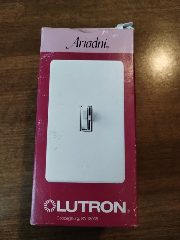 NEW Lutron AY-603P-LA  600 W. 120 V. 3-Way Preset Dimmer & Toggle Switch