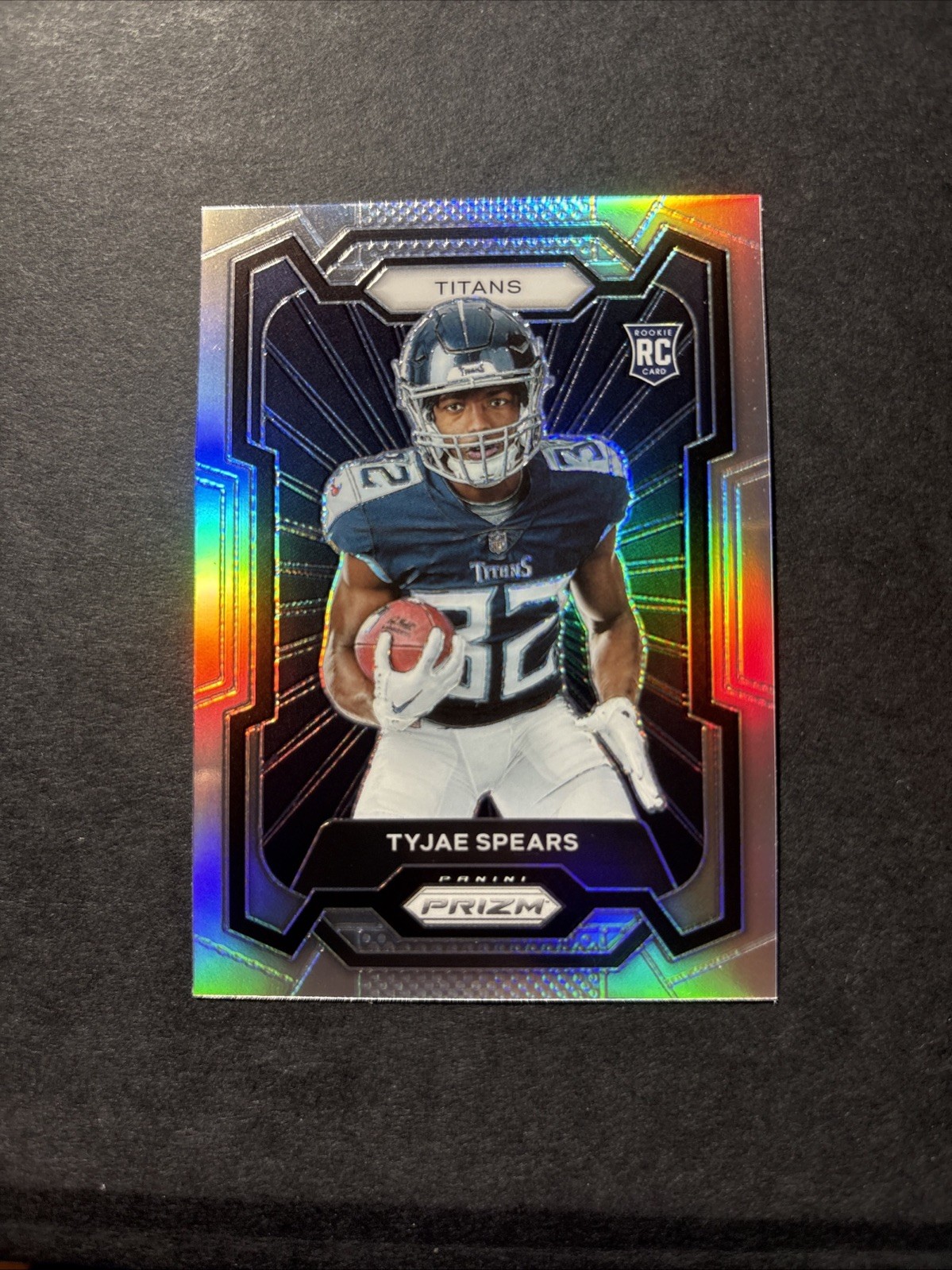 2023 Panini Prizm - Rookie Variation Tyjae Spears #320 Silver Prizm (RC) Titans