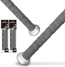 Bat Grip Tape for Baseball 1.1mm Precut Pro Feel Replacement Wrap 2/4 Pack