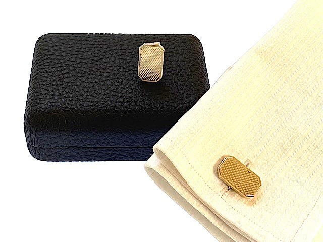 VINTAGE SOLID SILVER 925 CUFFLINKS HALLMARK UK MA… - image 8