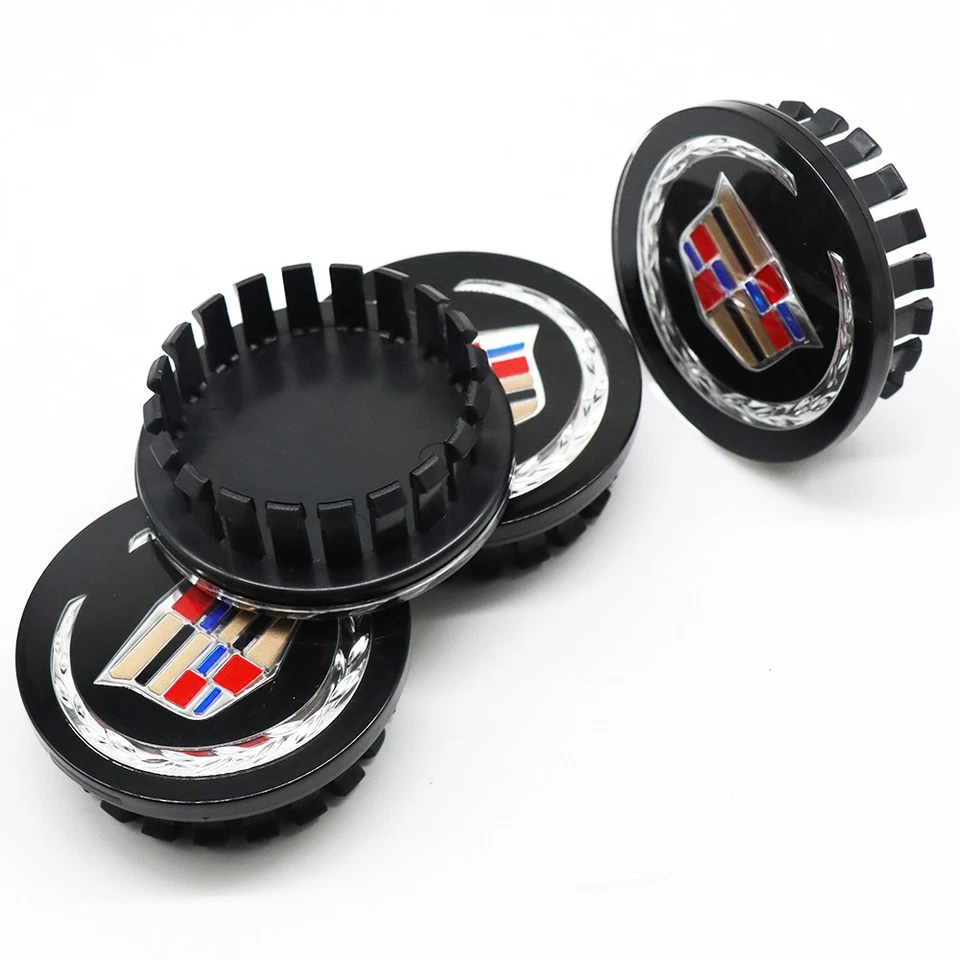 4PC 66mm 2.64" Black Colour Wheel Center Hub Caps Cover For ATS CTS DTS 9596628 Foto 4 de 4