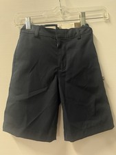 Dennis BOYS Uniform Navy Front Shorts Style 050500 Boys Slim B10S NEW