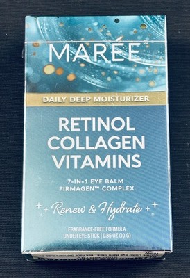 MAREE DAILY DEEP MOISTURIZER RETINOL COLLAGEN VITAMINS 7-N-1 EYE BALM STICK 7/28