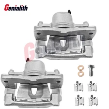 Front Disc Brake Calipers w/ Bracket for 2006 - 2015 2016 2017 2018 Toyota Yaris