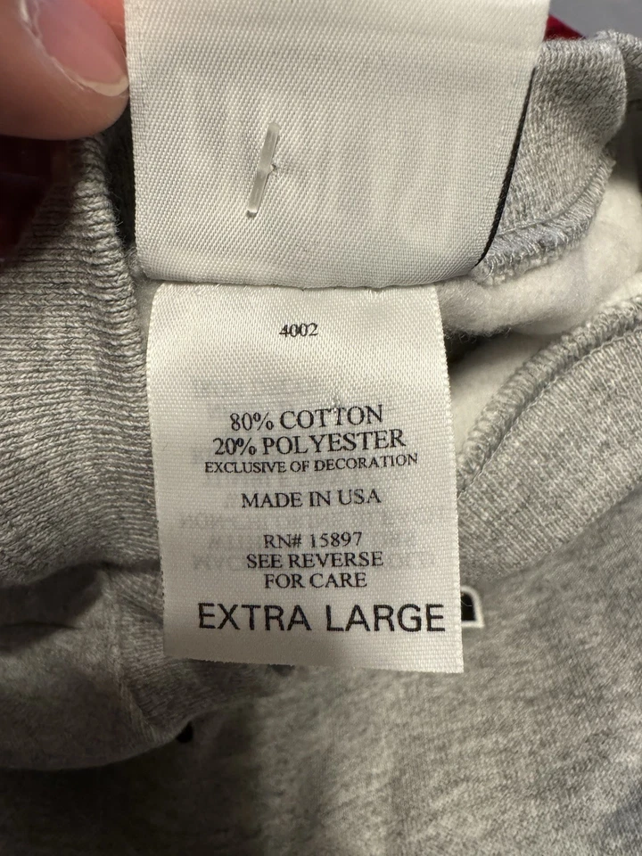 Vintage Everlast USA Gray Sweater Crewneck Mens XL Made In USA NWT - Image 4 of 4