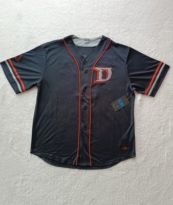 Blizzard Baseball Trikot Diablo IV Polyester schwarz/rot/grau Gr. L