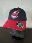 THROWBACK CHIEF WAHOO INDIANS MENS LARGE 7 3/8-7 7/8 FLEXFIT LOW PROFILE HAT NEW