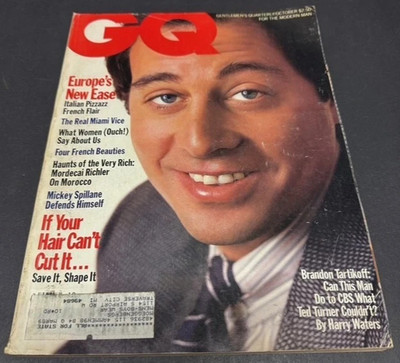 Vtg GQ Gentlemans Quarterly Magazine October 1985  Tartikoff Brooks Brothers