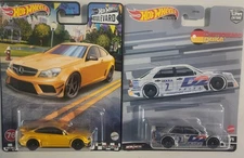 Lot of 2~Hot Wheels 1994 AMG-Mercedes C-Class DTM Touring~12 Mercedes Amg Coupe
