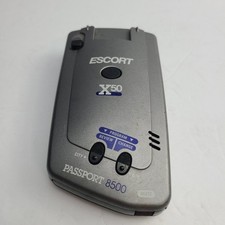 FOR PARTS - Escort Passport 8500 X50 Red Radar Laser Detector Gray