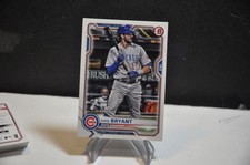 2021 Bowman Baseball cards #58 Kris Bryant Chicago Cubs   mlb