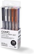 Too COPiC MULTI LINER Markers Fine Pigment Art Pen All Colors JP