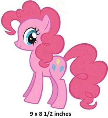 Pinkamena Pinkie Diane Pie Wall Decal My Little Pony Removable Sticker Art MLP P