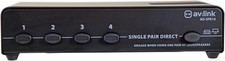 AV:Link | 4 Way Speaker Switch Selector | An Audio Splitter Switcher Box For Up