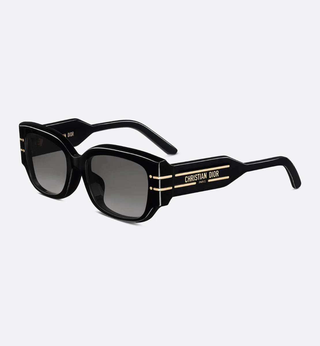 Dior サングラス　ロゴ　黒眼鏡 夏用　レディース　太陽眼鏡 Dior Black Square Sunglasses for Women for sale | eBay