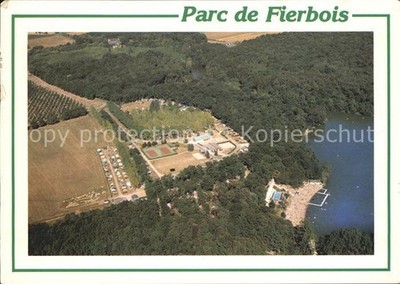 Loire Fliegeraufnahme Parc de Fierbois Castel Camping