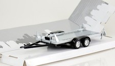 Anh&auml;nger PKW 2 Achsig Anh&auml;nger 1:43 Cararama Modellauto