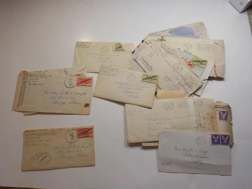 31 WW2 Letters Military Servicemen Collection World War Two Militaria Lot WWII