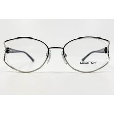 LUXOTTICA LU 2301-B F244 Eyeglasses Women's Silver Blue Metal Frames 51-18-135