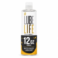 LUBELIFE Water-Based Lube Personal Lubricant for Men, 12 Fl Oz Pack of 1