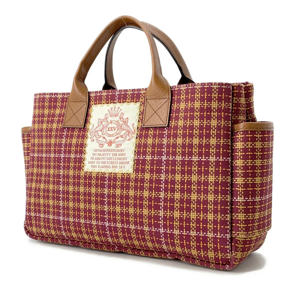 Gucci Children'S Check Pattern Interlocking G Tot… - image 2