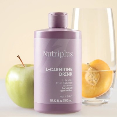 Farmasi Nutriplus L-Carnitin Apfel & Pfirsich Geschmack 450ML  