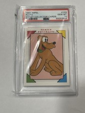 1991 Impel Disney Collector Cards #103 Pluto PSA 10 GEM MINT
