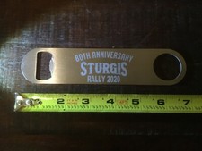 Stainless Bottle Opener Engraved Sturgis 80th Anniversary Motorcycle Rally 2020