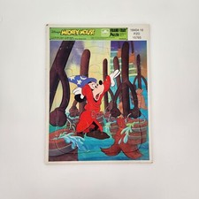 Vintage Frame Tray Puzzle Mickey Mouse 4510B-46 Complete Ages 3 To 7