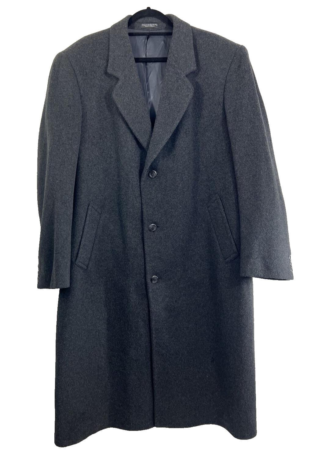 Silver Cloud Long Trench Button Coat Long Wool Ca… - image 1