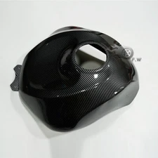 Carbon Fiber Look Gas Fuel Tank Cover Fairing ABS For Kawasaki Ninja ZX-6R 09-25