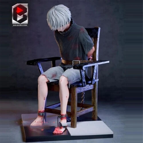 Figura de estatua de resina BW Studio Ken Kaneki Chair Ghoul GK versión 2,0 NUEVO EN STOCK - Imagen 11 de 15