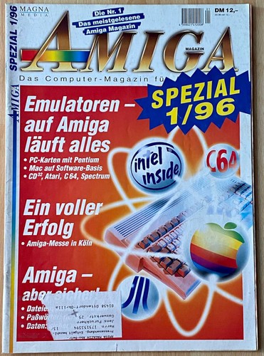 Amiga Special 1/96 Magazine/Newspaper for Amiga Fans / Top, Rare - 第 6/6 張圖片