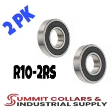 R10-2RS C3 EMQ Premium Sealed Ball Bearing, 5/8"x1-3/8"x0.3438" R10rs (2QTY)