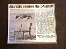 Advertising Vintage Collectors Camera Goerz Anschutz Dog Jumps