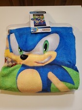 Sonic the Hedgehog Kids Super Soft Cotton Beach Towel, 28  x 58  , Blue