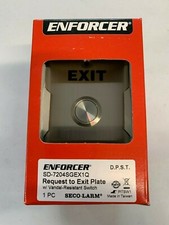 Seco-Larm Enforcer SD-7275SGEX1Q llluminated Push-To-Exit Plate, Vandal Resist