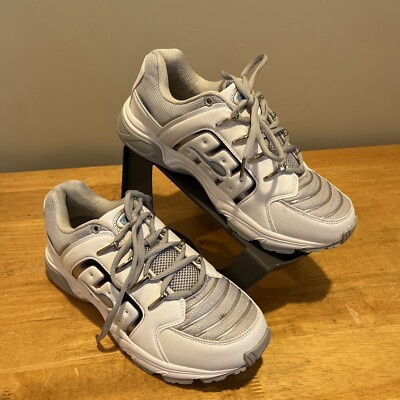 GDEFY Gravity Defyer XLR8 II Womens Sneakers Size 10.5 White Blue Walking Shoes
