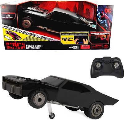 DC Batman Turbo Boost Batmobile RC Auto Neu Kinder Fernbedienung Weihnachten Spielzeug Geschenk 4+