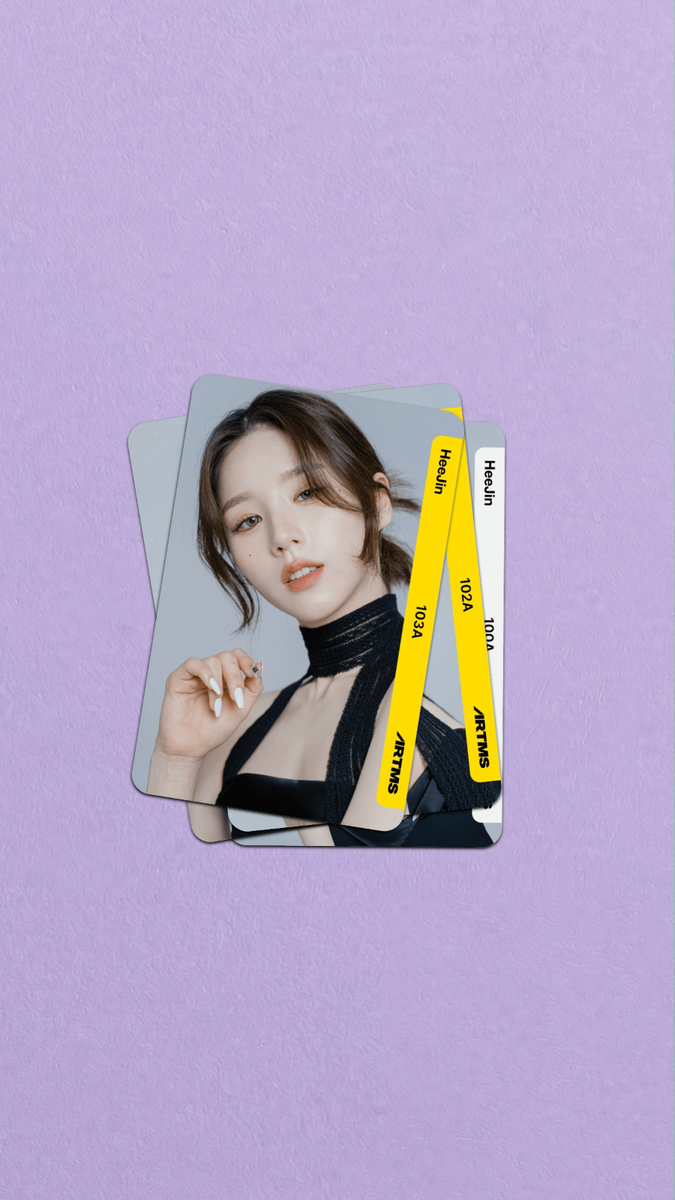 ARTMS HeeJin REPLICA objekt Atom01 100 - 108 Fanmade Photocards | eBay