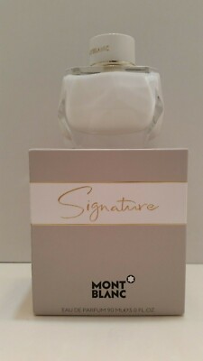 MONT BLANC Signature Eau De Parfum 3.0 oz / 90 ml New In Damaged Box