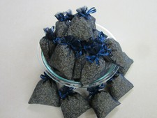Set of 40 Lavender Sachets made with Navy Organza Bags