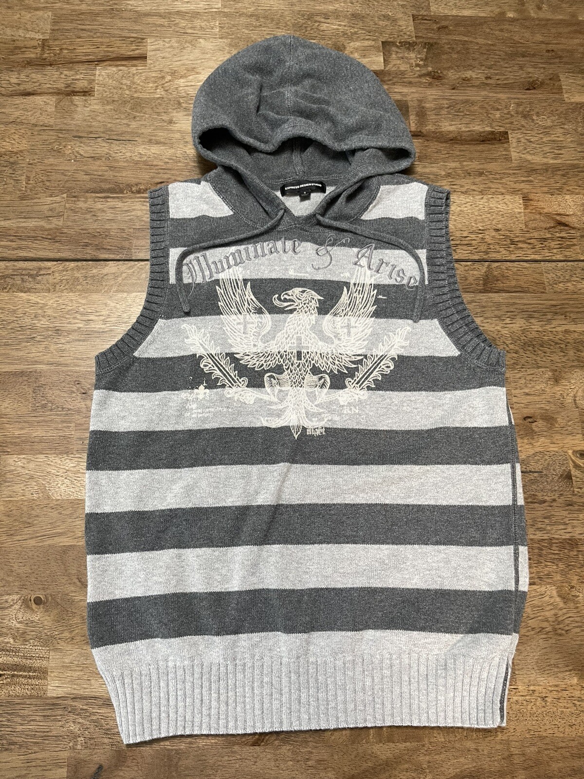 EXPRESS DESIGN STUDIO Sleeveless Hoodie 