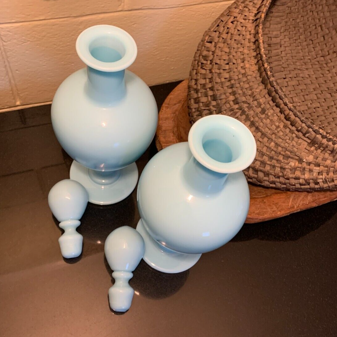 PV Portieux Vallerysthal Blue Opaline Glass 15