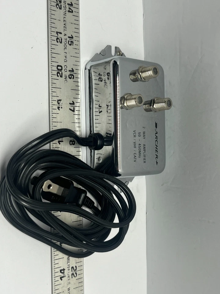 USED, ARCHER, 2-WAY AMPLIFIER, 50-450MHz, VCR/VHF/CATV, # 15-1116, RADIO SHACK - Image 3 of 3