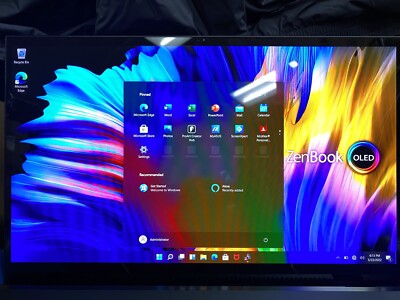 see description ASUS Zenbook pro 15 OLED touch dispaly AMD 5800H 16GB 1TB 3050Ti