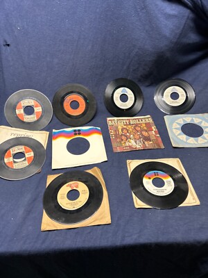 Lot of 7 1960s 1970s Rock Pop 45 rpm Vinyl Records | eBay